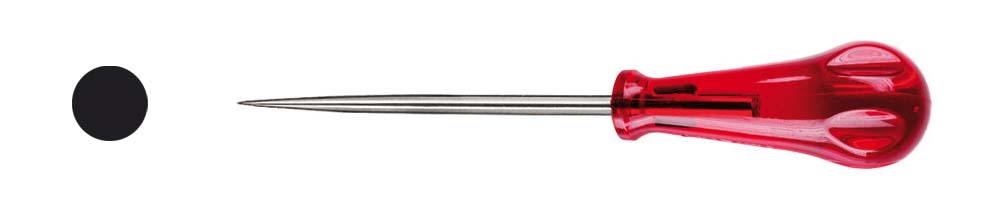 WIHA 00683, Пробиватель (шило) с кругл. наконечн. и пластмассовой рукояткой, серия 301-2